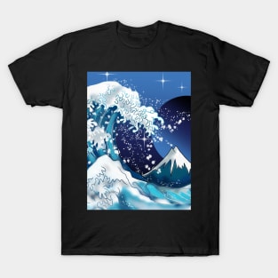 Wave off Kanagawa at night T-Shirt